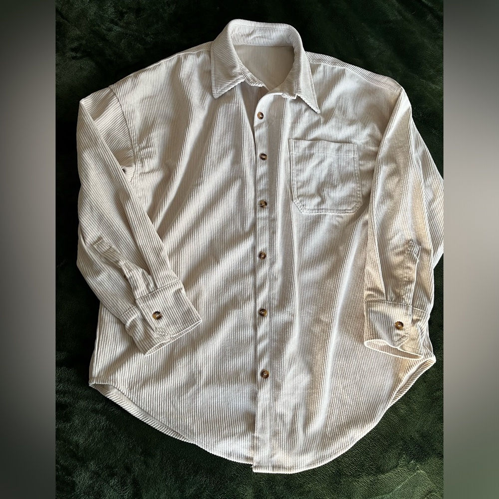 Brand new Corduroy Shacket -cream